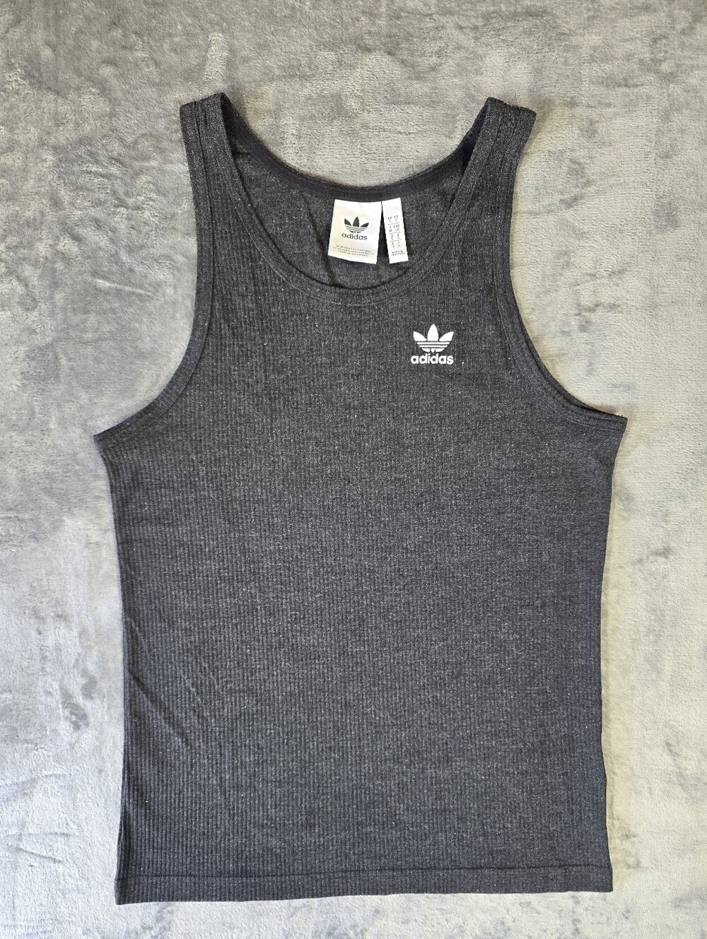 Adidas Originals Tank Top Muscle Shirt Size Small Gray